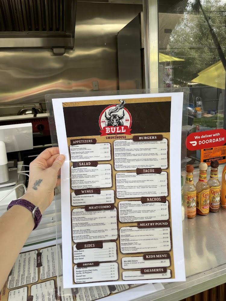 Bull Smokehouse Menu image 1